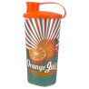 8 gobelets réutilisables ( Orange,0,470L,Gourde ), ref : SOL-161924-028x8 