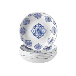 Assiette creuse 1000 ml, Sevilla, D.23 x h.4,5 cm, mélamine pure 