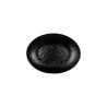 Plat ovale, L.29 x l.39 x h.4,4 cm, Tilda Black, mélamine pure 