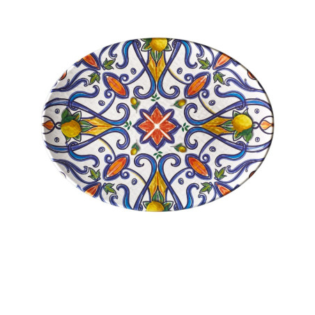 Plat, Genova, L.36 x l.49 x h.4,4 cm, mélamine pure 