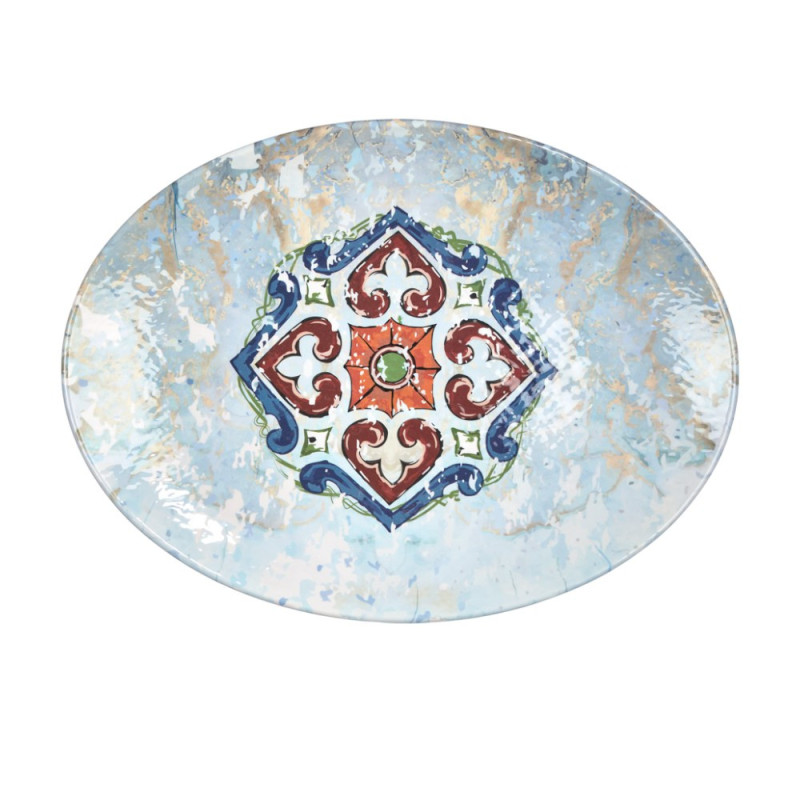 Plat, Havana, L.36 x l.49 x h.4,4 cm, mélamine pure 