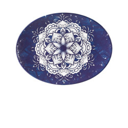 Plat, Larissa, L.36 x l.49 x h.4,4 cm, mélamine pure 