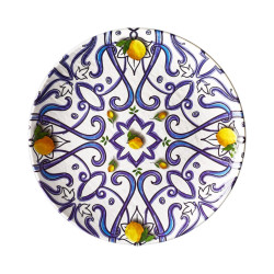 Assiette plate, Genova, D.30 x h.3 cm, mélamine pure 