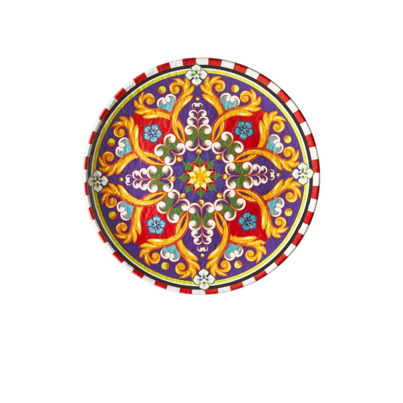 Plat, Cordoba, D.40 x h.3,9 cm, mélamine pure 