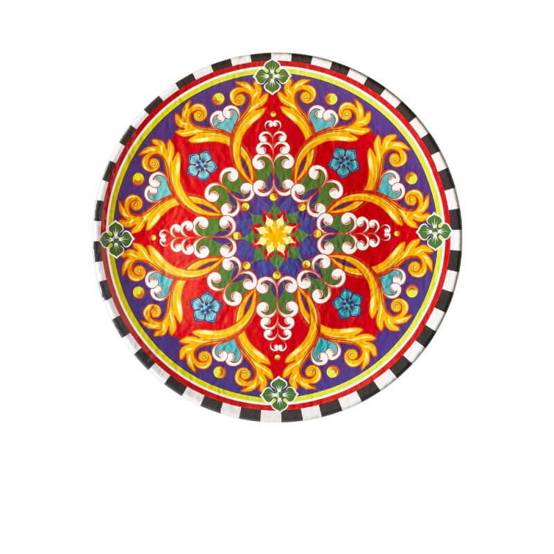 Plat, Cordoba, D.45 x h.4,3 cm, mélamine pure 