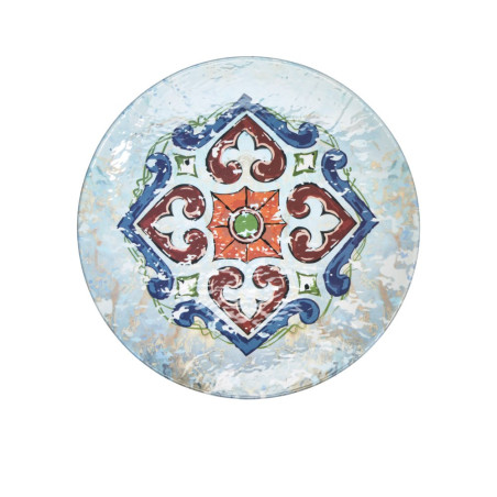 Plat, Havana, D.45 x h.4,3 cm, mélamine pure 