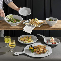 Planche, Gris Granite, D.21 x L.37 x h.5,7 cm, mélamine pure 