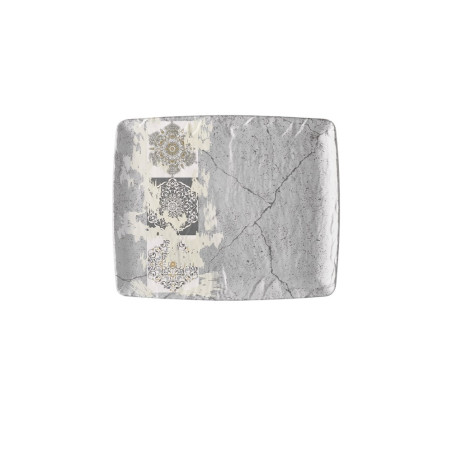 Plat, Patara, L.32,5 x l.26,5 x h.2,2 cm, mélamine pure 