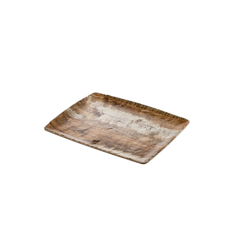 Plat, Sierra, L.32,5 x l.26,5 x h.2,2 cm, mélamine pure 