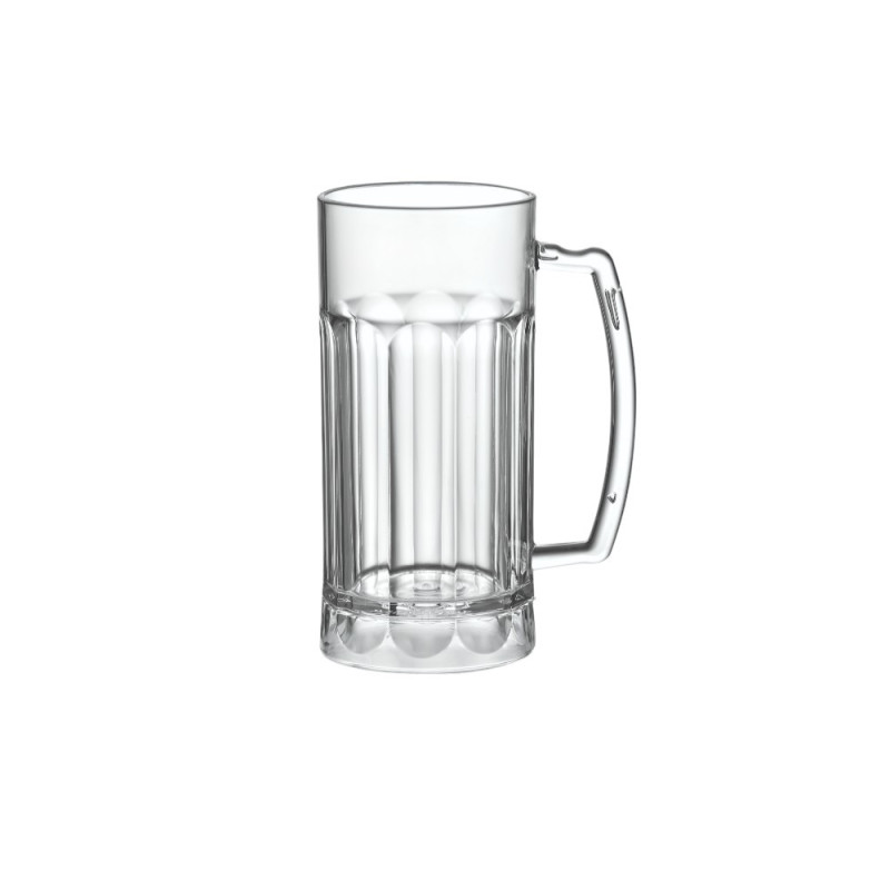 Le Demi, verre à bière, 340 ml,  Ø 6,7cm, H 14,3cm, Larg 6,7cm. 