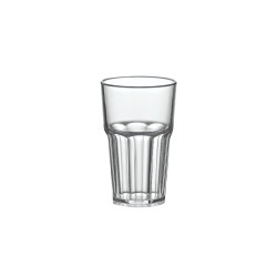 Le Retro L, verre de table, 300 ml,  Ø 7,6cm, H 12,2cm, Larg 7,6cm. 