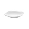 Assiette creuse carrée, Bergama, mélamine pure Dimensions:D.17 x h.3 cm