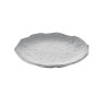 Assiette plate, Gris Granite, mélamine pure Dimensions:D.28 x h.3,5 cm