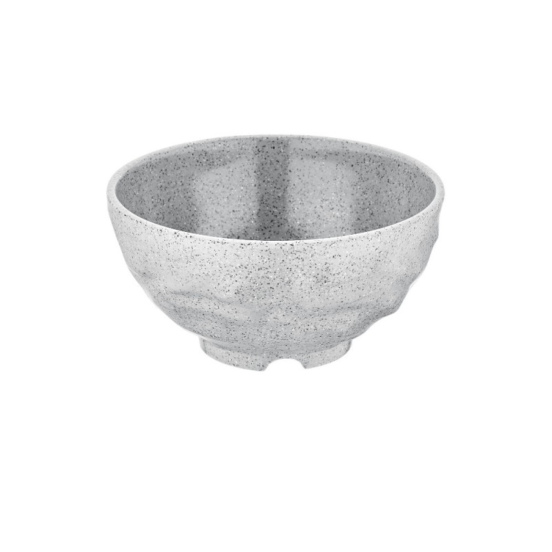 Bol, Gris Granite, mélamine pure Dimensions:D.17 x h.8,6 cm