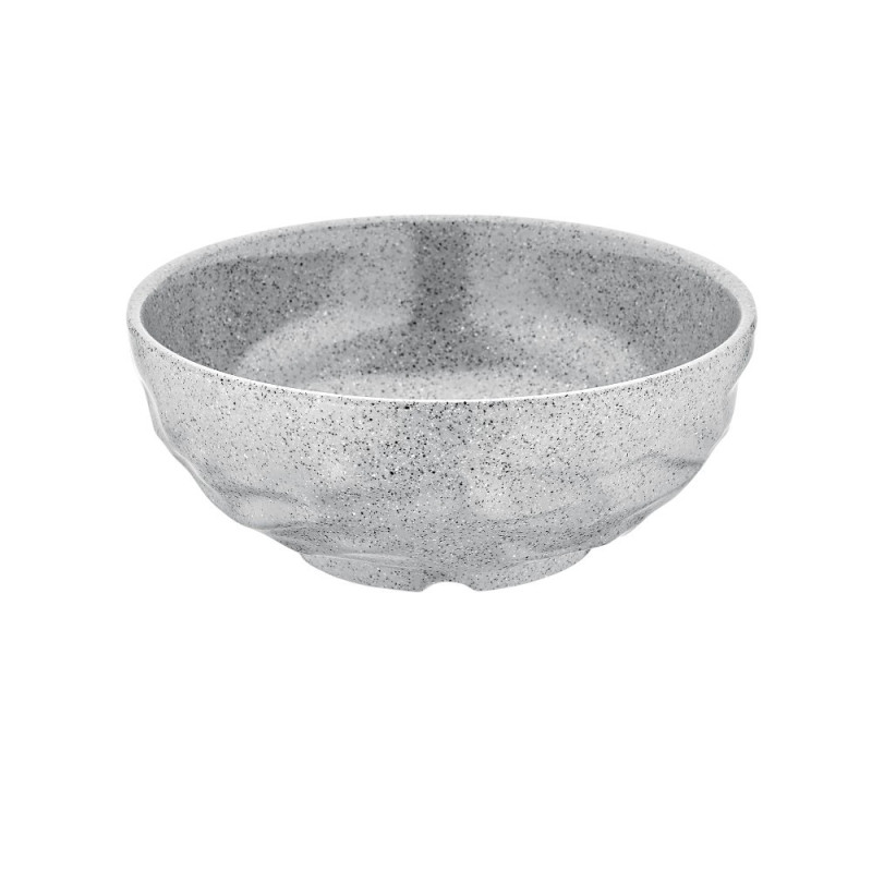 Bol, Gris Granite, mélamine pure Dimensions:D.20 x h.8 cm