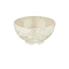 Bol, Blanc Granite, mélamine pure Dimensions:D.17 x h.8,6 cm