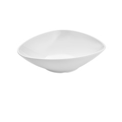 Bol elliptique, Bermuda, mélamine pure Dimensions:L.18 x l.23 x h.6 cm