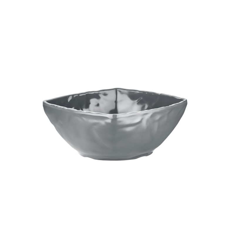 Bol, Kar Matt Grey, mélamine pure Dimensions:L.17,8 x l.15 x h.6,5 cm