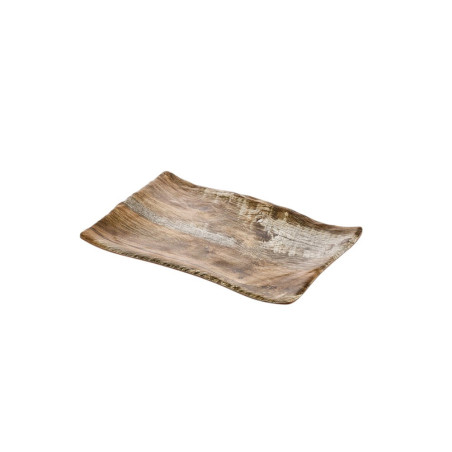 12 assiettes plates, Sierra, L.23,6 x l.34,1 x h.3,3 cm, mélamine pure 