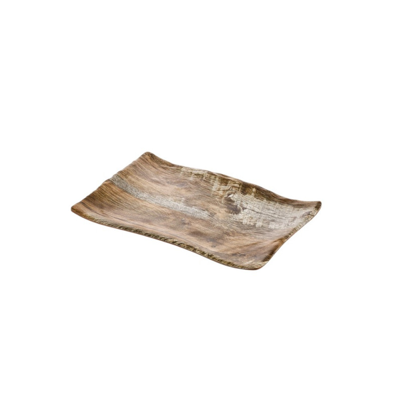 4 assiettes plates, Sierra, L.23,6 x l.34,1 x h.3,3 cm, mélamine pure 