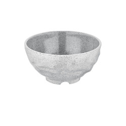 12 bols Gris Granite D.17 x h.8,6 cm 100% mélamine 