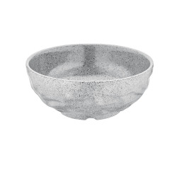 6 bols Gris Granite D.20 x h.8 cm 100% mélamine 