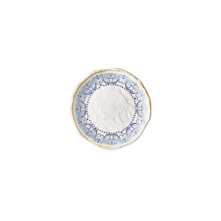 6 assiettes plates, Athena, D.20 x h.2,8 cm, mélamine pure 