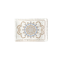 4 assiettes plates, Casablanca, L.23,6 x l.34,1 x h.3,3 cm, mélamine pure 