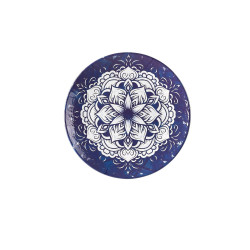 6 assiettes plates, Larissa, D.26 x h.2,6 cm, mélamine pure 