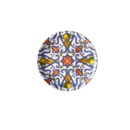 12 assiettes plates, Genova, D.26 x h.2,6 cm, mélamine pure 