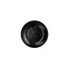 4 assiettes plates Tilda Black D.26 x h.2,6 cm 100% mélamine 