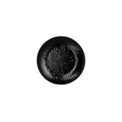 6 assiettes plates Tilda Black D.26 x h.2,6 cm 100% mélamine 