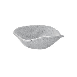 12 bols ovales Gris Granite L.17 x l.20 x h.6,3 cm 100% mélamine 