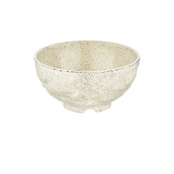 6 bols Blanc Granite D.17 x h.8,6 cm 100% mélamine 