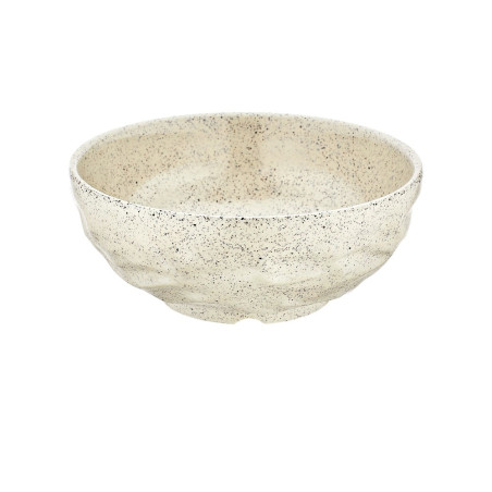 4 bols Blanc Granite D.20 x h.8 cm 100% mélamine 