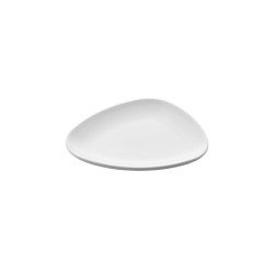 6 assiettes plates élliptiques Bermuda L.20 x l.15,5 x h.2,2 cm 100% mélamine 