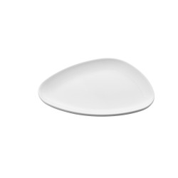 4 assiettes plates élliptiques Bermuda L.25 x l.20 x h.2,2 cm 100% mélamine 