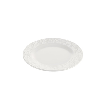 6 assiettes plates K Plus D.20 x h.1,6 cm 100% mélamine 