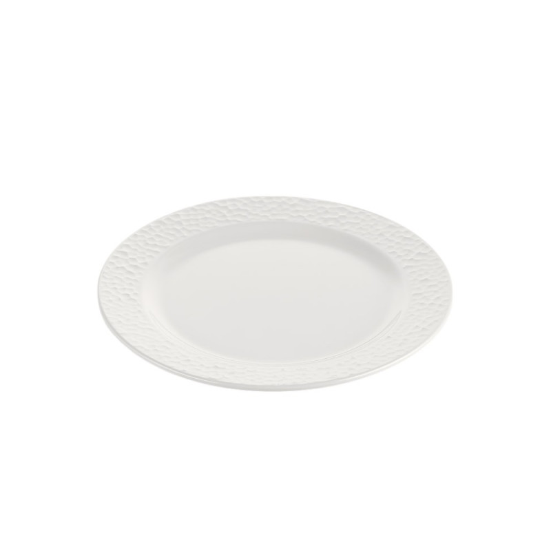 6 assiettes plates K Plus D.23 x h.1,6 cm 100% mélamine 