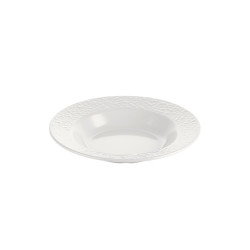 12 assiettes creuses, K Plus, D.20 x h.1,6 cm, mélamine pure 