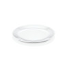 12 assiettes plates aspect porcelaine D.23 x h.1,9 cm 100% mélamine 