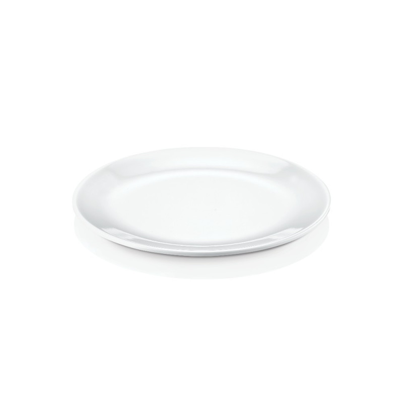 6 assiettes plates aspect porcelaine D.23 x h.1,9 cm 100% mélamine 