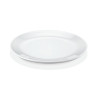 4 assiettes plates aspect porcelaine D.28 x h.2,1 cm 100% mélamine 