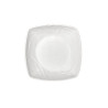 6 assiettes creuses, Kar Matt White, L.21 x l.25 x h.2 cm, mélamine pure 