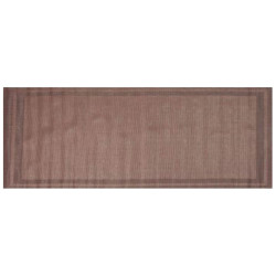 Chemin de table couleur marron 120x45 cm,  