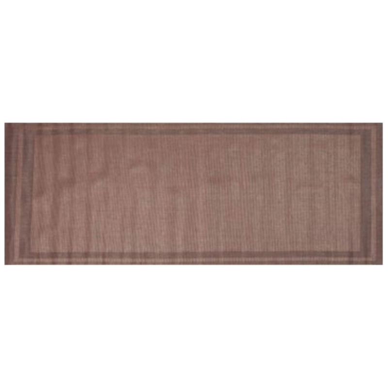 Chemin de table couleur marron 120x45 cm,  