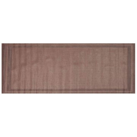 Chemin de table couleur marron 120x45 cm,  