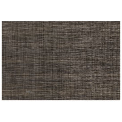 Set de table couleur gris foncé 45x30 cm, 70% PVC et 30% PET 
