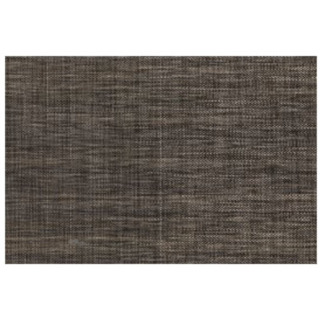 Set de table couleur gris foncé 45x30 cm, 70% PVC et 30% PET 