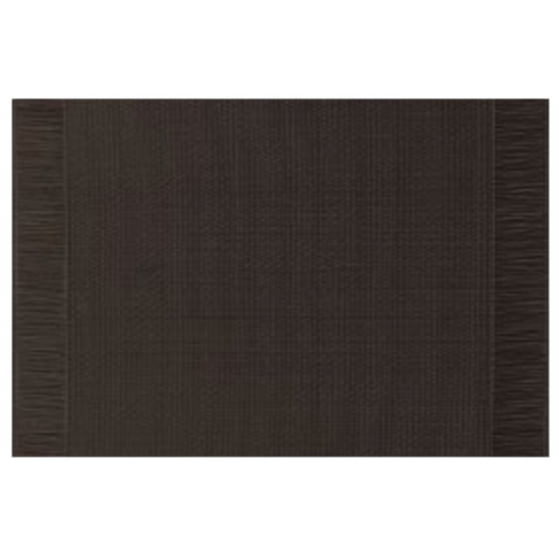 Set de table couleur marron avec deux bandes 45x30 cm,  